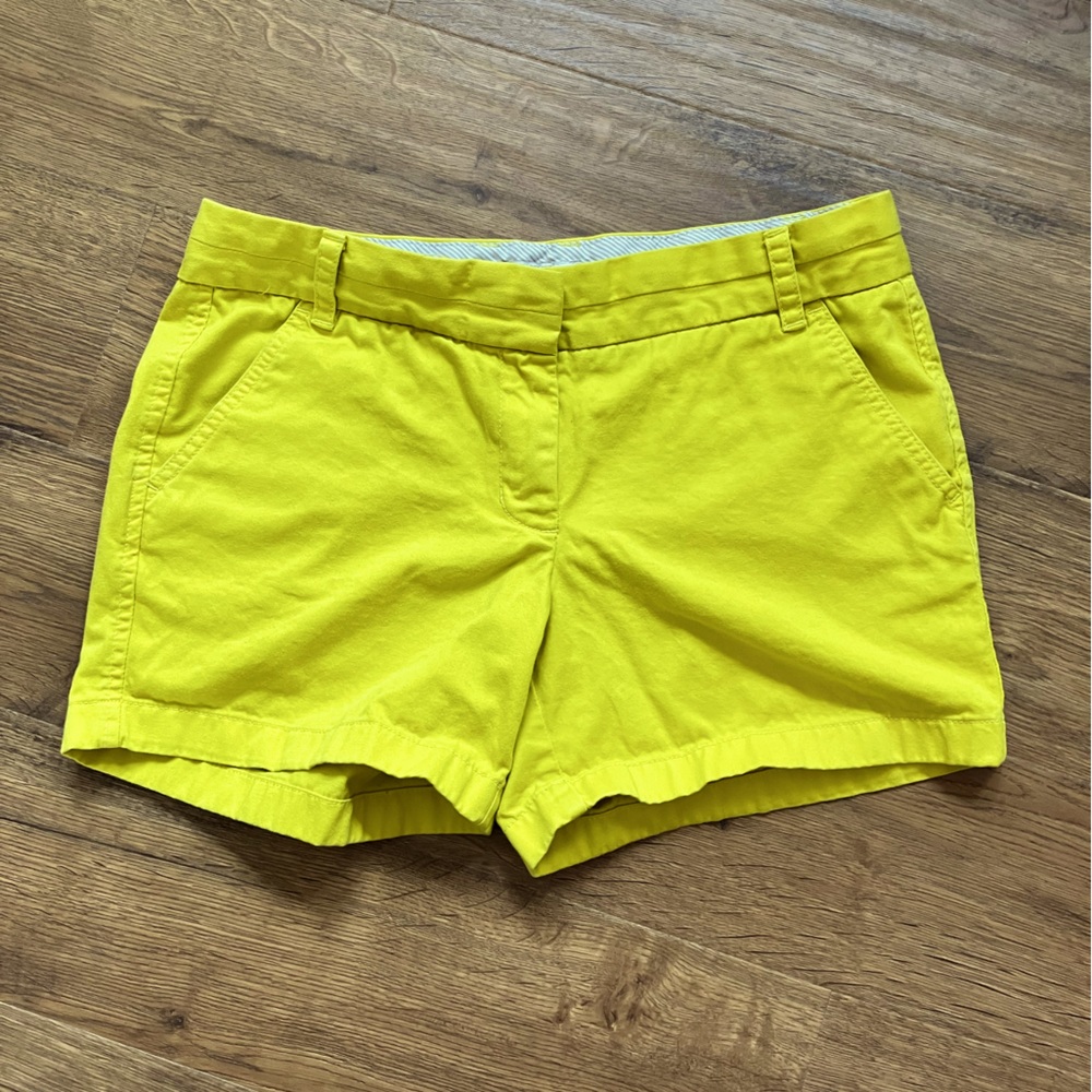 JCrew Yellow Shorts